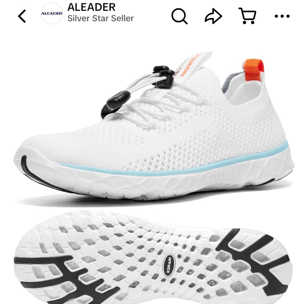 Women's White Athletic Shoes